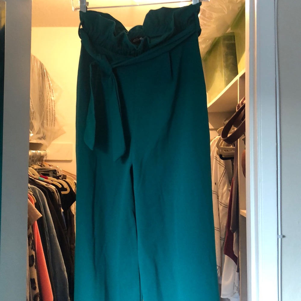 High Waist Tie Pants